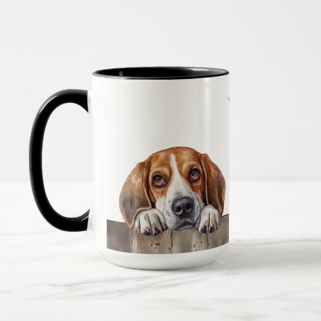 Beagle Dog Mug (Left)
