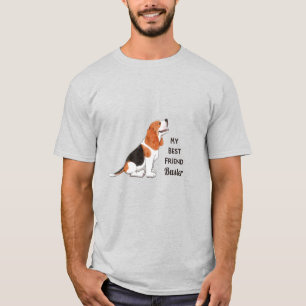 Beagle Dog My Best Friend Custom Name     T-Shirt