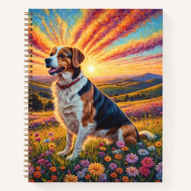 Beagle dog notebook (Front)