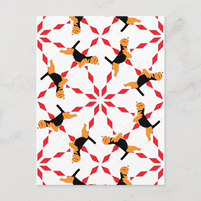 Beagle Dog Postcard (Front)