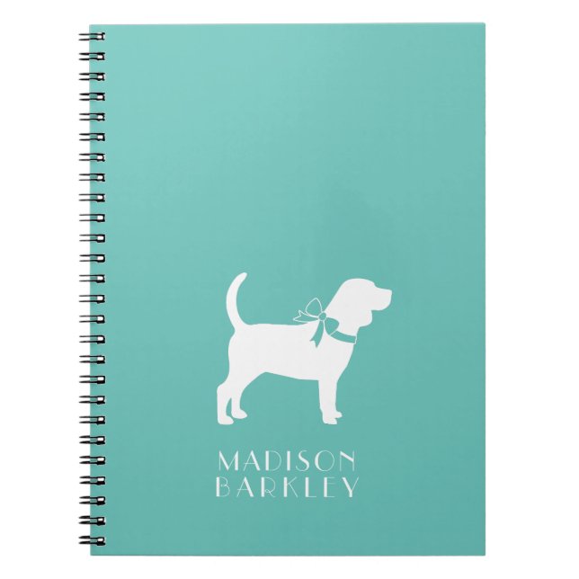 Beagle Dog Puppy Notebook (Front)