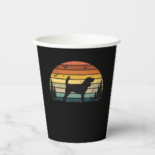 Beagle Dog Retro Vintage Classic T-Shirt Paper Cups