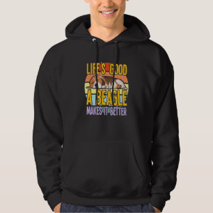 Beagle Dog  Saying Quote Hoodie
