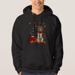 Beagle Dog Scarf Fall Chocolate Autumn Hoodie
