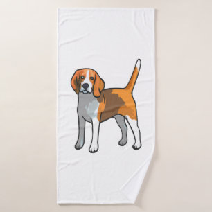 Beagle Dog T Shirt Bath Towel