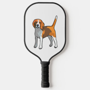 Beagle Dog T Shirt Pickleball Paddle