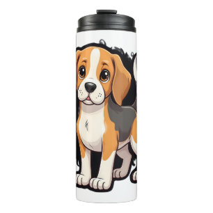 Beagle Dog T Shirt Thermal Tumbler