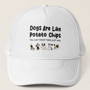 Beagle Dogs Are Like Potato Chips Dog Lovers Pets Trucker Hat