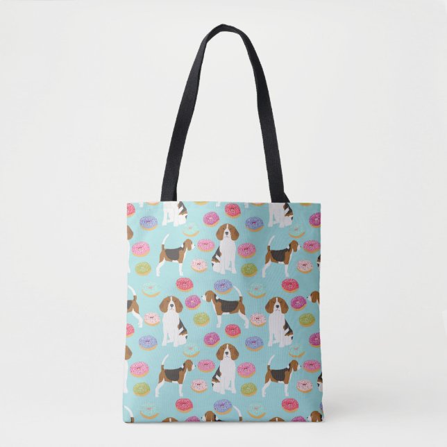 Beagle Doughnut Tote (Front)