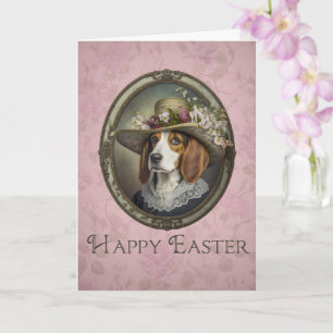 Beagle Easter Card