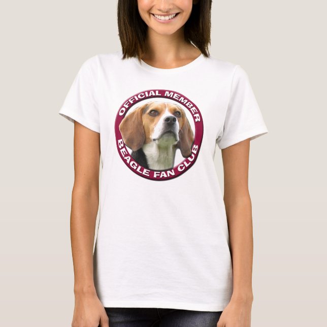 Beagle Fan Club Ladies T-Shirt (Front)