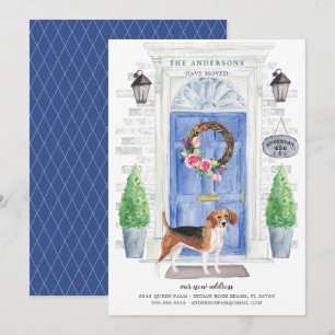 Beagle Front Door Moving Announcement