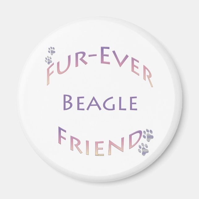 Beagle Furever Magnet (Front)