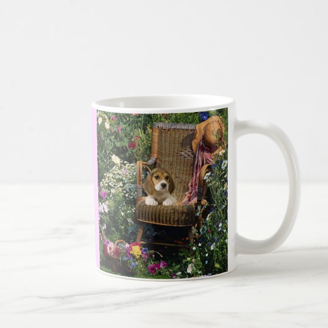 Beagle Garden Mug (Right)