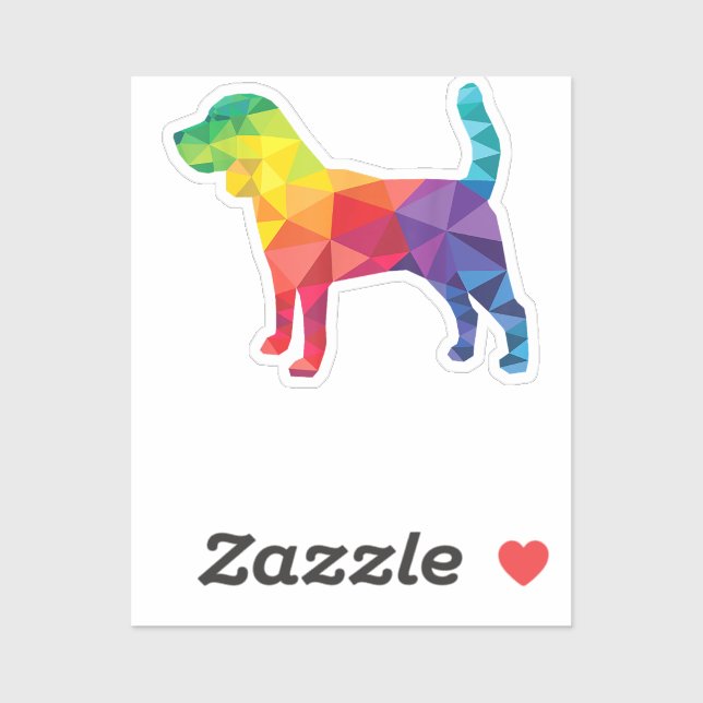 Beagle Gay Pride LGBT LGBTQ Rainbow Flag Dog Lover (Sheet)