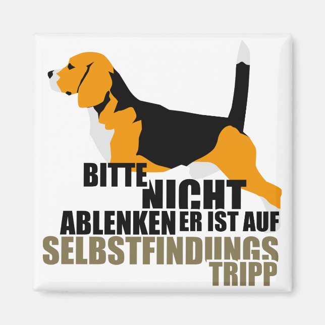 Beagle Geschenke Magnet (Front)