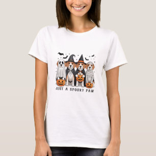 Beagle Ghost Cute Dog Halloween Thanksgiving T-Shirt