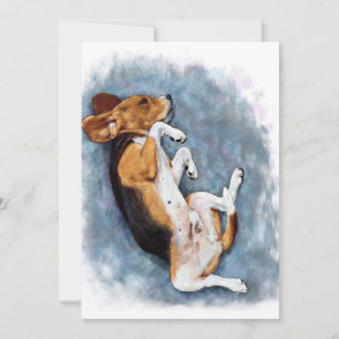 Beagle Gift, Dog Lover Gift, Dog Owner Gift Idea Holiday Card