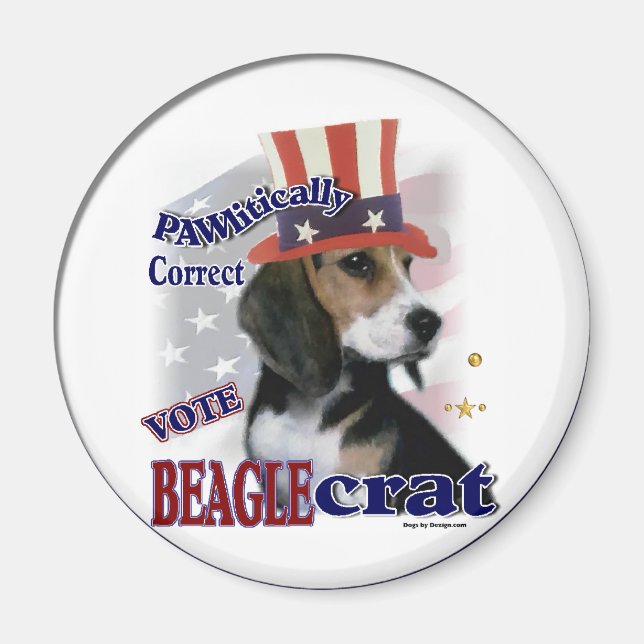 Beagle Gifts Magnet (Front)