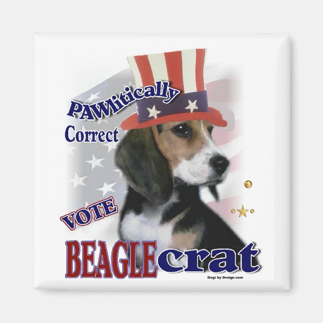 Beagle Gifts Magnet (Front)