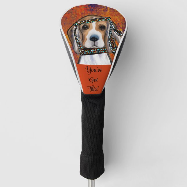 Beagle      golf head cover (Front)