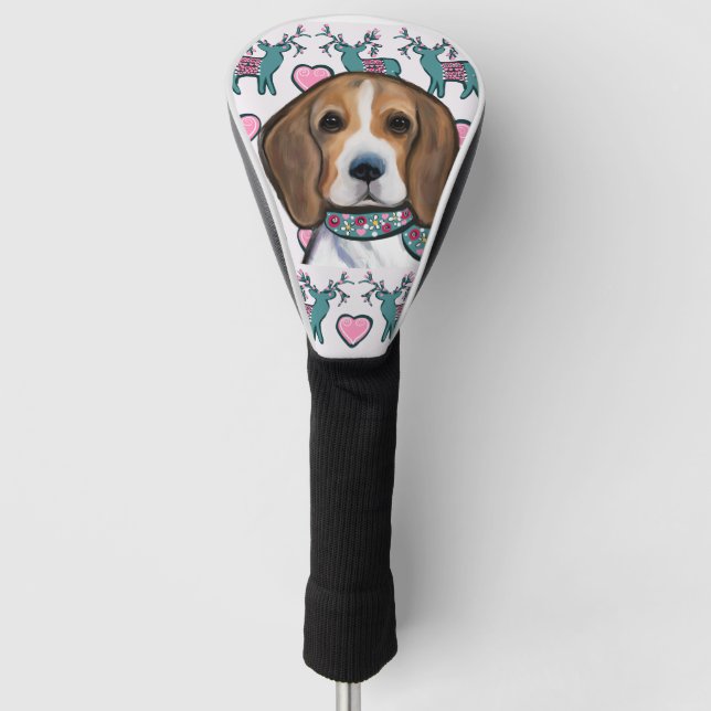 Beagle       golf head cover (Front)