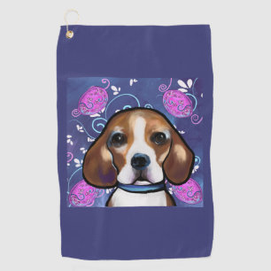 Beagle           golf towel