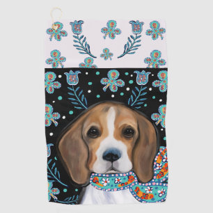 Beagle          golf towel