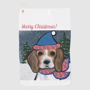 BEAGLE     GOLF TOWEL