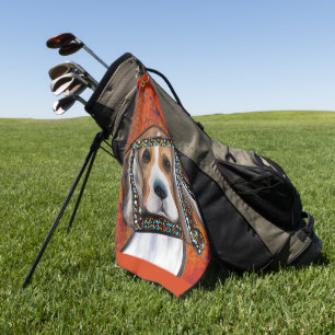Beagle       golf towel