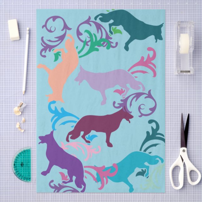 Beagle Good Luck  Tissue Paper (Craft)