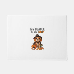 Beagle Halloween Costume My Beagle is My Boo Dog Doormat