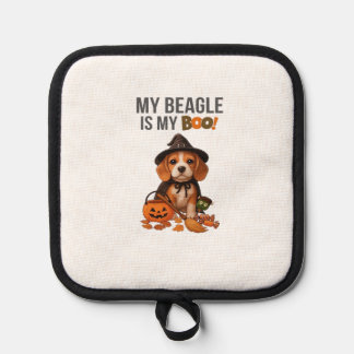 Beagle Halloween Costume  My Beagle is My Boo Dog  Pot Holder
