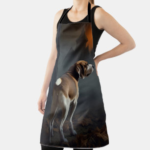 Beagle Halloween Scary  Apron