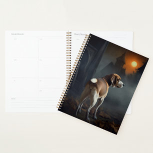 Beagle Halloween Scary  Planner