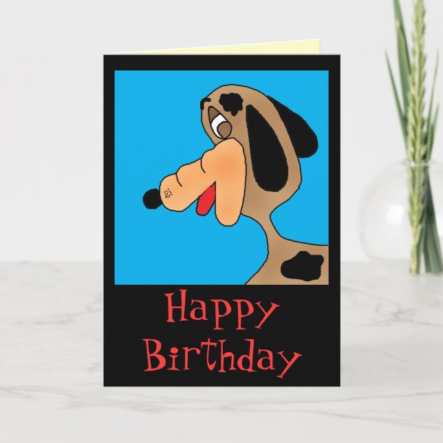 beagle, Happy Birthday Card (Front)