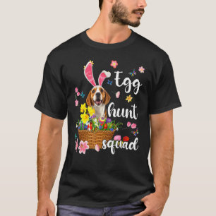 Beagle Happy Easter Day Easter Colourful Egg Hunt T-Shirt