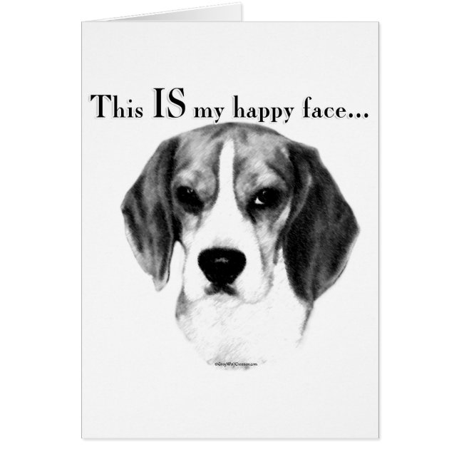 Beagle Happy Face (Front)
