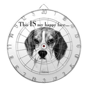 Beagle Happy Face Dartboard