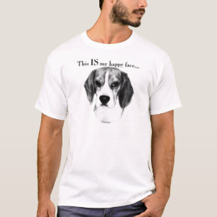 Beagle Happy Face T-Shirt