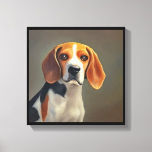Beagle-Harrier Dog Canvas Print