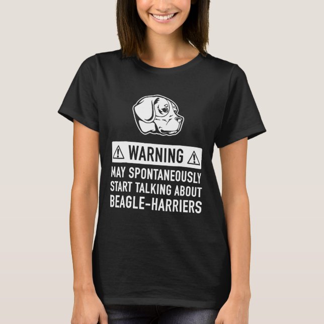 Beagle Harrier Dog Owner    Idea T-Shirt (Front)
