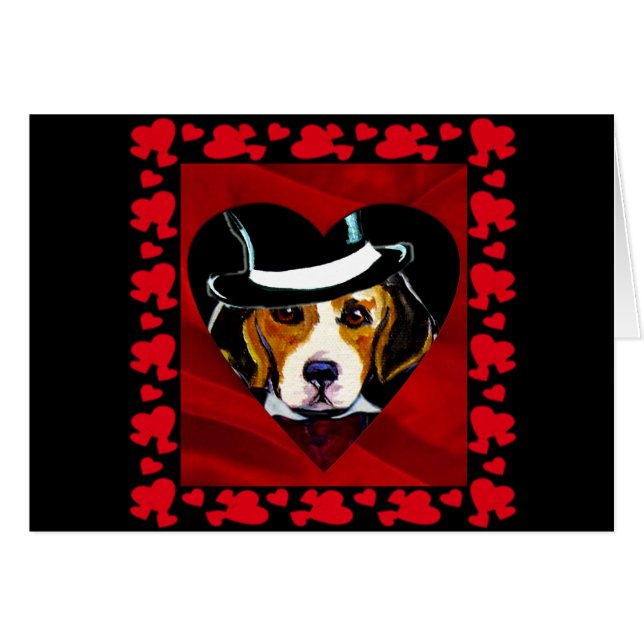 Beagle Hearts (Front Horizontal)