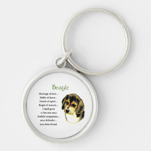 Beagle Heritage of Love Key Ring