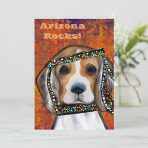 Beagle holiday card