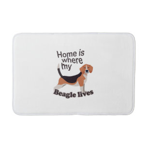 Beagle Home Bath Mat