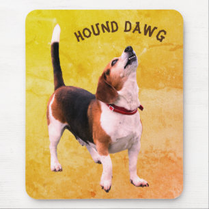 Beagle Hound Dawg Cute  Mouse Mat