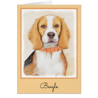 Beagle Hound Dog Painting Original Animal Art