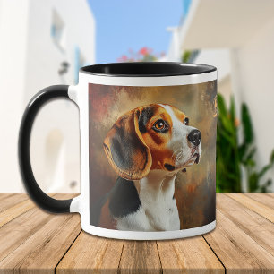 Beagle Hound Dog Stunning Portrait  Mug