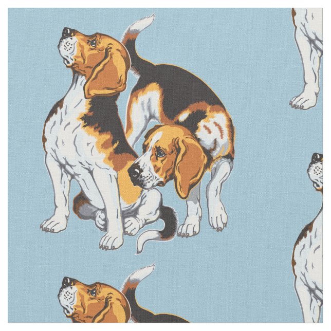 beagle hound fabric (Close Up)